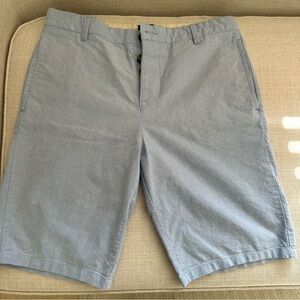 River Island Light Blue Flat-Front Men's Shorts size 32